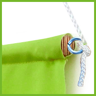 Banner Holzstab mitSeitenschrauben