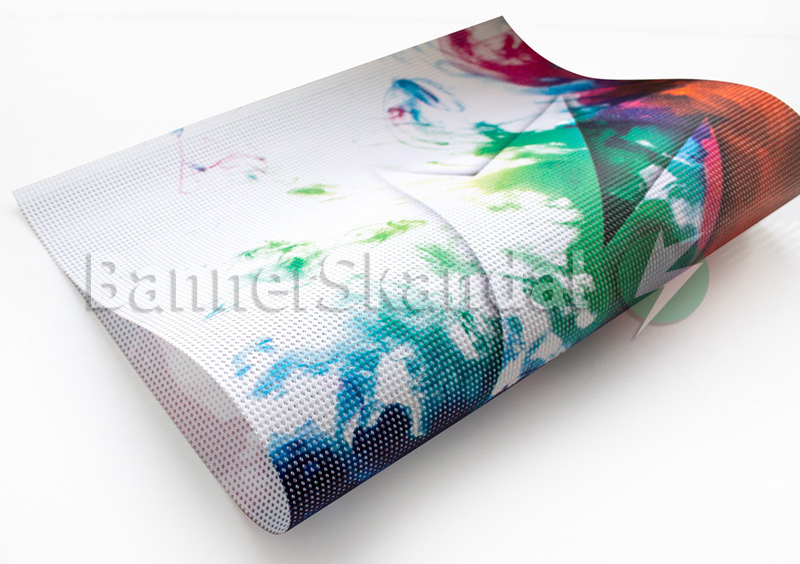 Mesh PVC Gitternetzplane mit Brandschutzzertifizierung (B1)