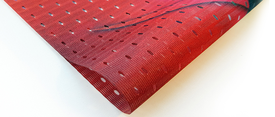 Fahnendruck und Stoffdruck auf Fahnenstoff Longlife ohne Brandschutzzertifizierung (B1)