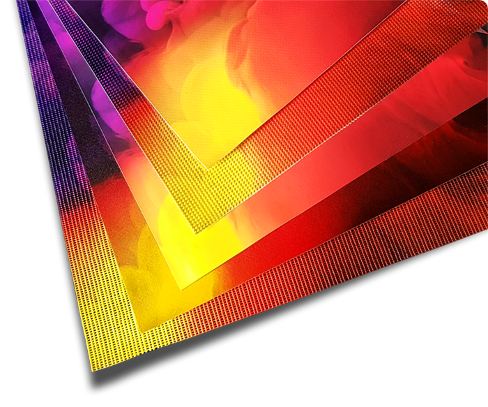 Bannerdruck Materialmuster