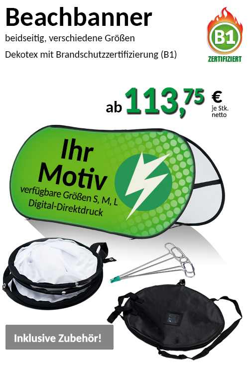 BannerSkandal Beachbanner