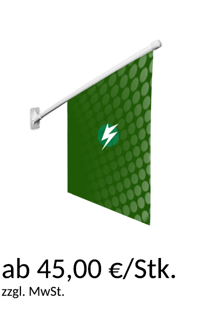 Kioskfahne ab 45,00 €/Stk.