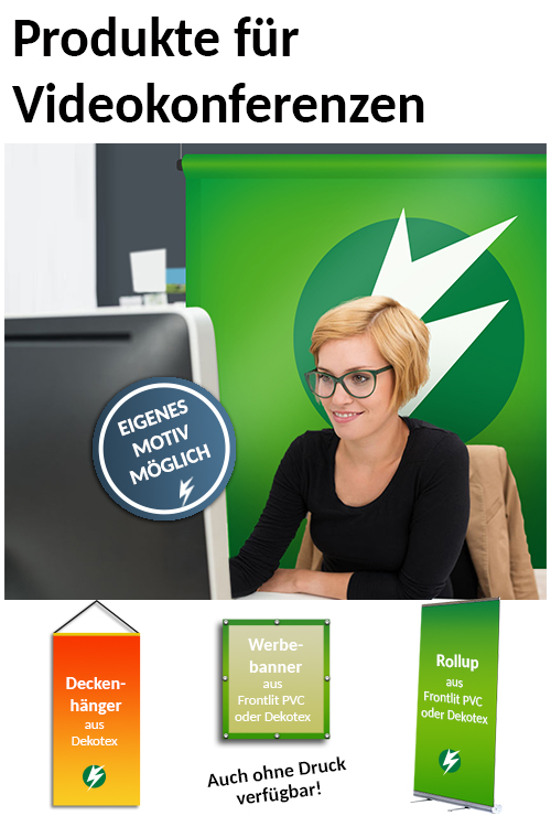 BannerSkandal Produkte für Videokonferenzen